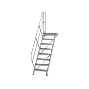 Günzburger Steigtechnik Treppe mit Plattform 45° Stufenbreite 600 mm