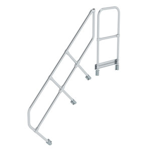 Günzburger Steigtechnik Zweiter Handlauf für Treppe mit Plattform 45°
