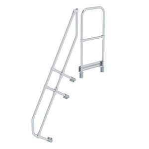 Günzburger Steigtechnik Zweiter Handlauf für Treppe mit Plattform 60°