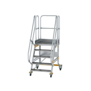 Günzburger Steigtechnik Plattformtreppe fahrbar 60° Stufenbreite 800 mm