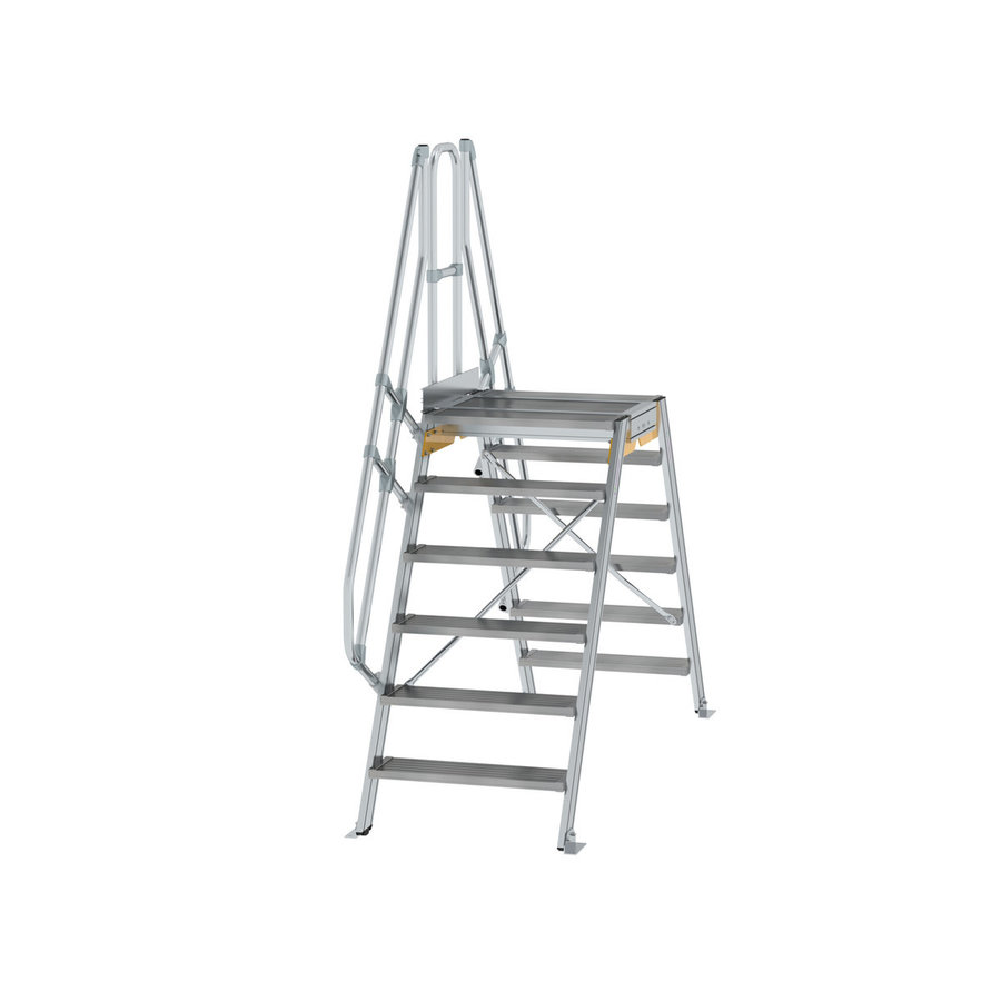Günzburger Steigtechnik Überstieg 60° Stufenbreite 800 mm 6 Stufen