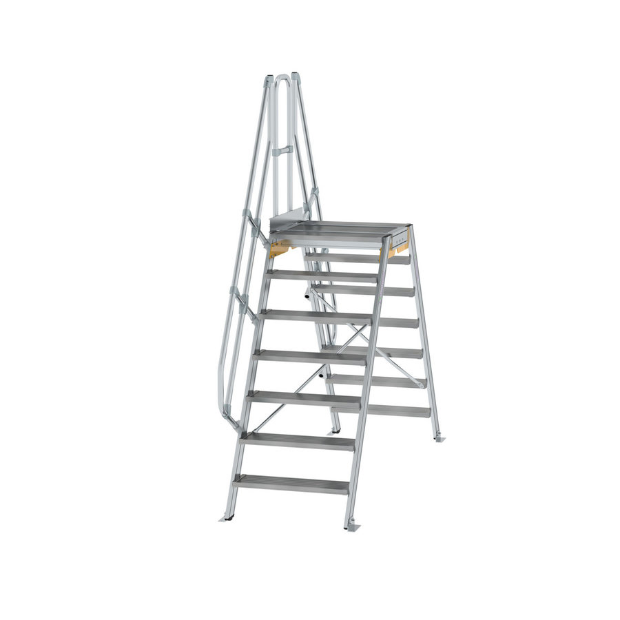 Günzburger Steigtechnik Überstieg 60° Stufenbreite 800 mm 7 Stufen