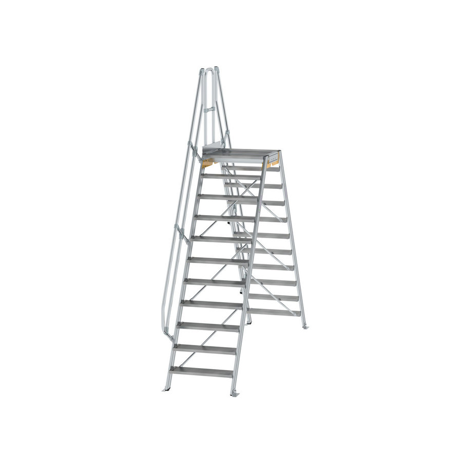 Günzburger Steigtechnik Überstieg 60° Stufenbreite 800 mm 11 Stufen