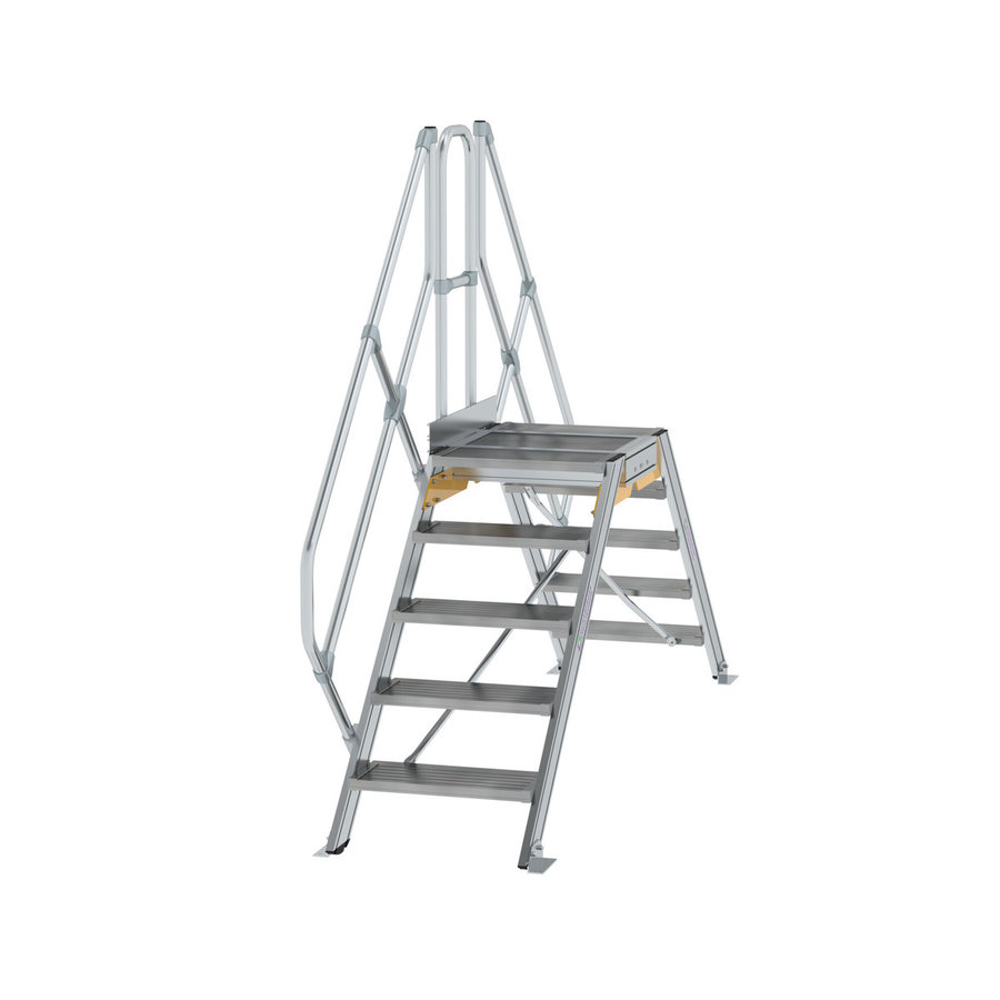 Günzburger Steigtechnik Überstieg 45° Stufenbreite 600 mm 5 Stufen