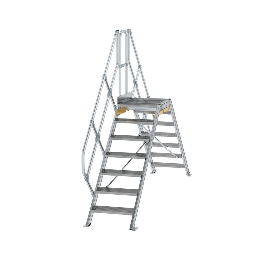 Günzburger Steigtechnik Überstieg 45° Stufenbreite 600 mm 7 Stufen