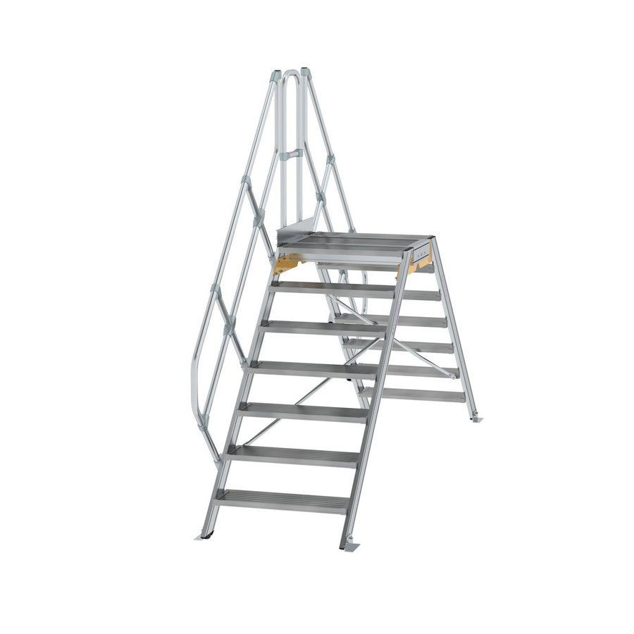 Günzburger Steigtechnik Überstieg 45° Stufenbreite 800 mm 7 Stufen
