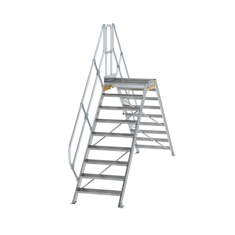 Günzburger Steigtechnik Überstieg 45° Stufenbreite 800 mm 9 Stufen