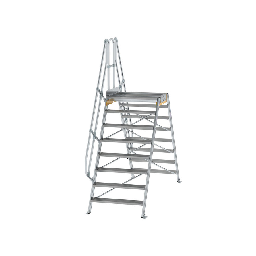 Günzburger Steigtechnik Überstieg 60° Stufenbreite 1000 mm 8 Stufen