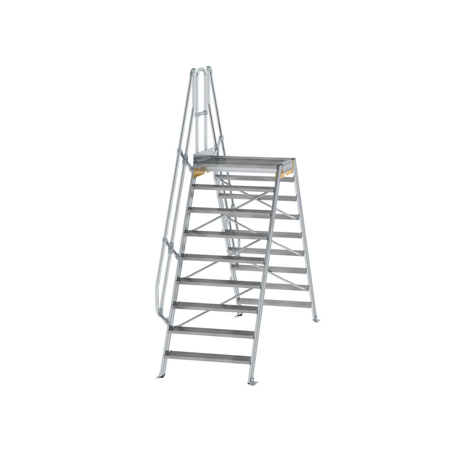 Günzburger Steigtechnik Überstieg 60° Stufenbreite 1000 mm 9 Stufen