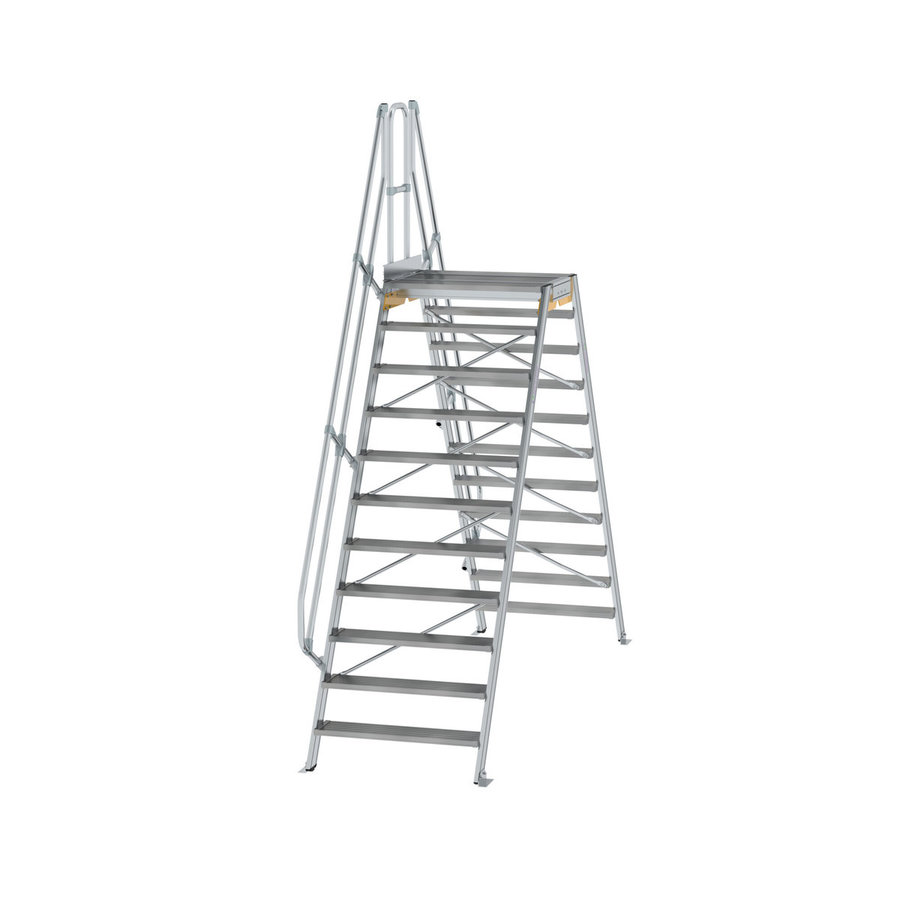 Günzburger Steigtechnik Überstieg 60° Stufenbreite 1000 mm 11 Stufen