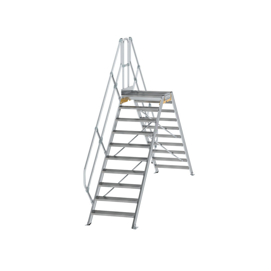 Günzburger Steigtechnik Überstieg 45° Stufenbreite 800 mm 10 Stufen