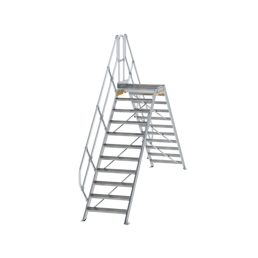 Günzburger Steigtechnik Überstieg 45° Stufenbreite 800 mm 11 Stufen