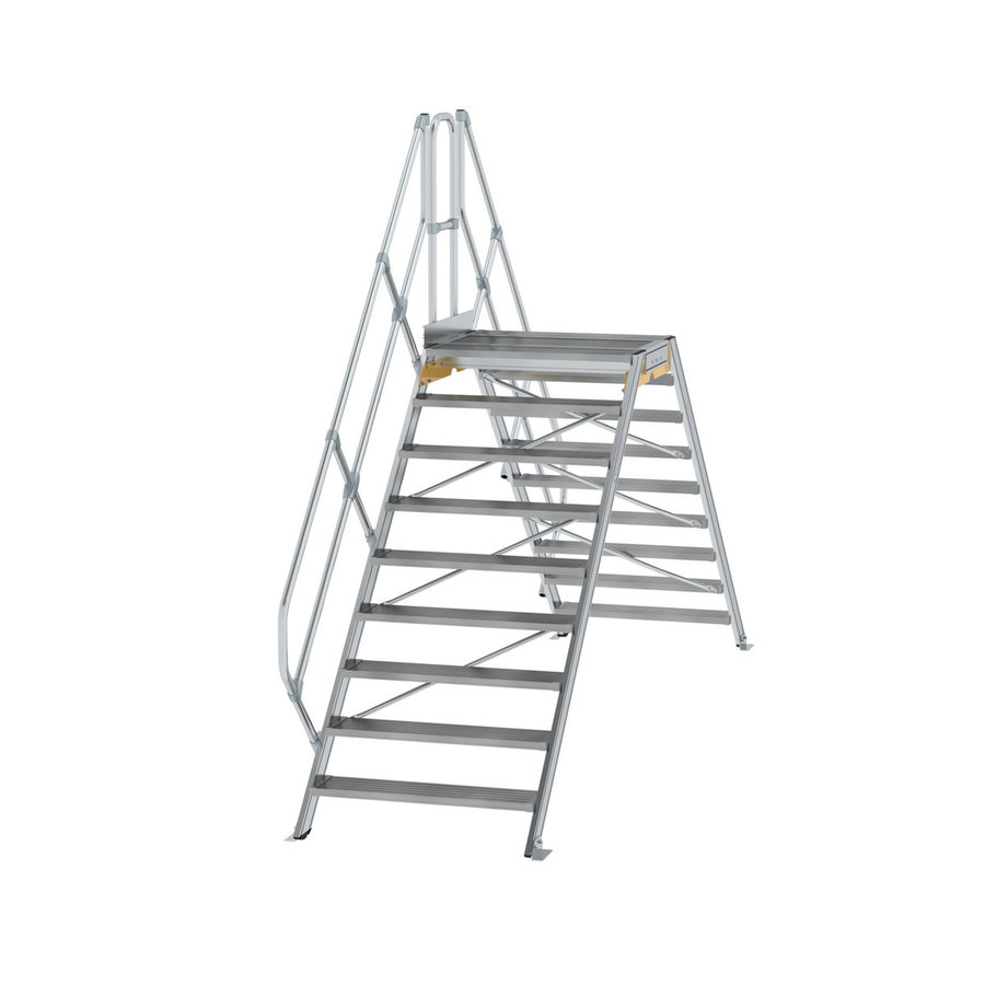 Günzburger Steigtechnik Überstieg 45° Stufenbreite 1000 mm 9 Stufen