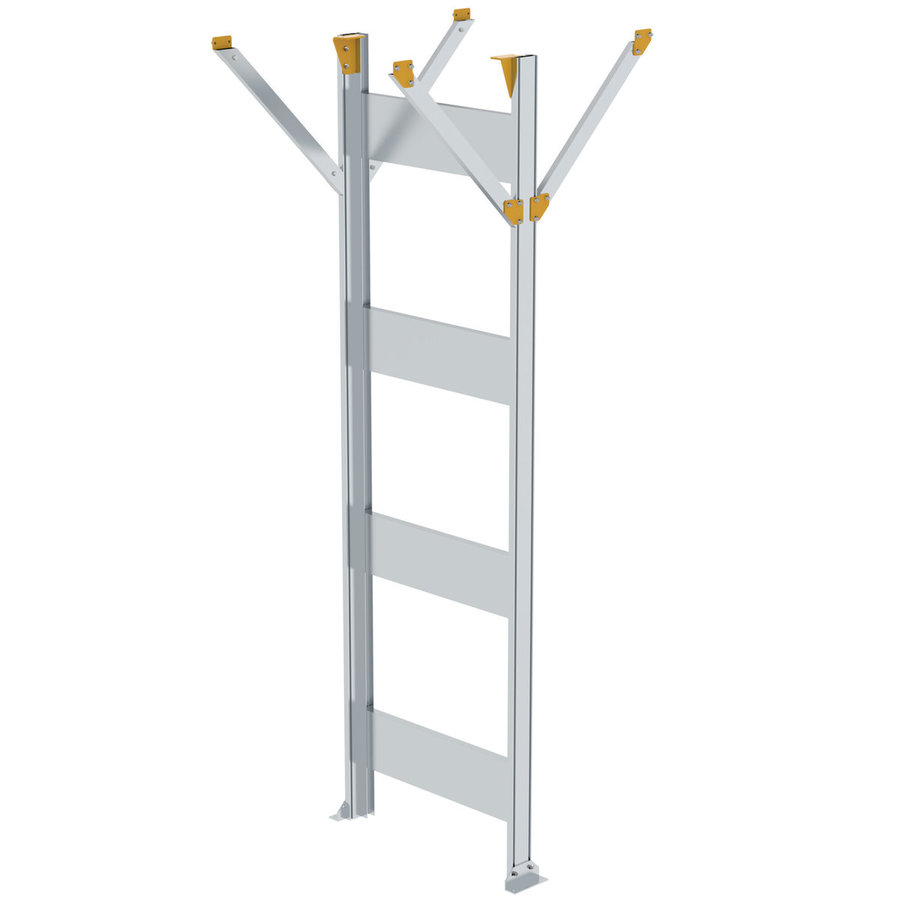 Günzburger Steigtechnik Stützteil für Baukastensystem Laufsteganlage Plattformhöhe 2500-3000 mm