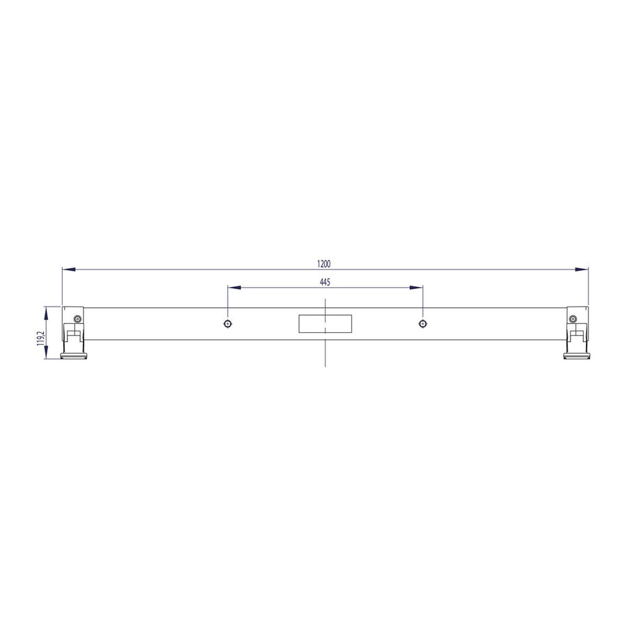 Günzburger Steigtechnik nivello®-Traverse 120/445/98