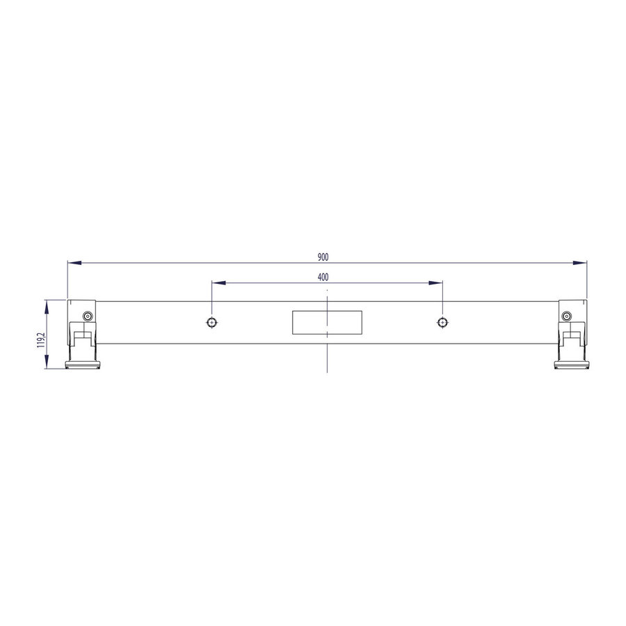 Günzburger Steigtechnik nivello®-Traverse 090/400/73
