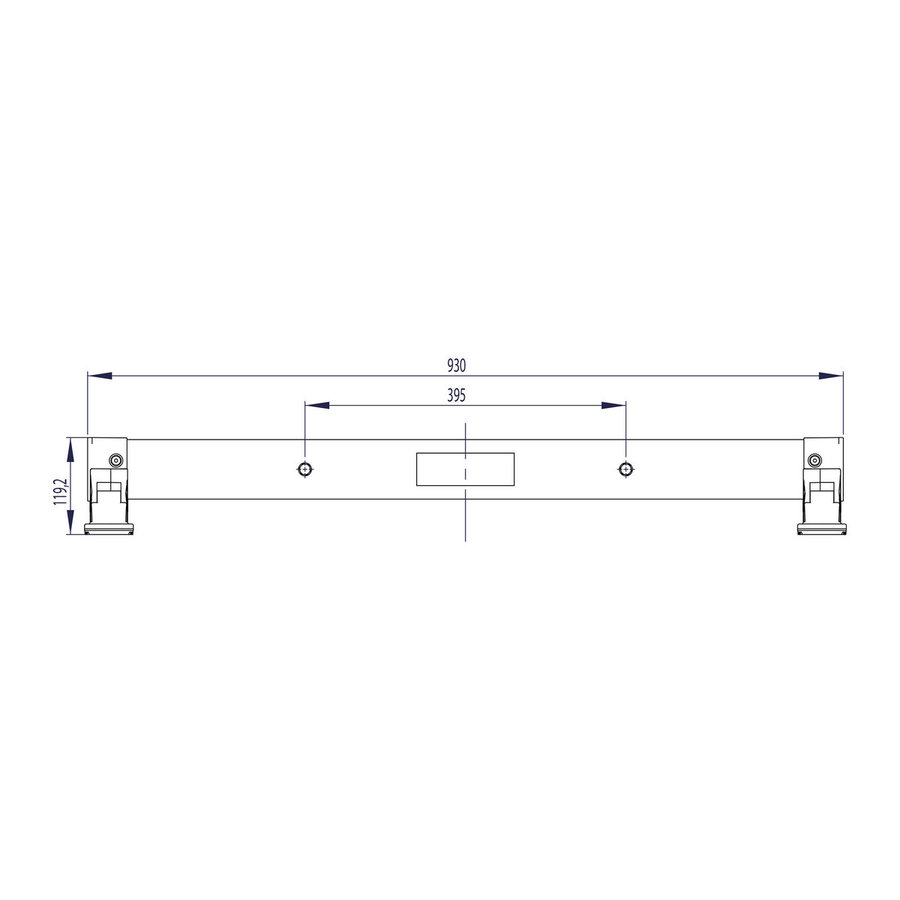 Günzburger Steigtechnik nivello®-Traverse 093/395/85