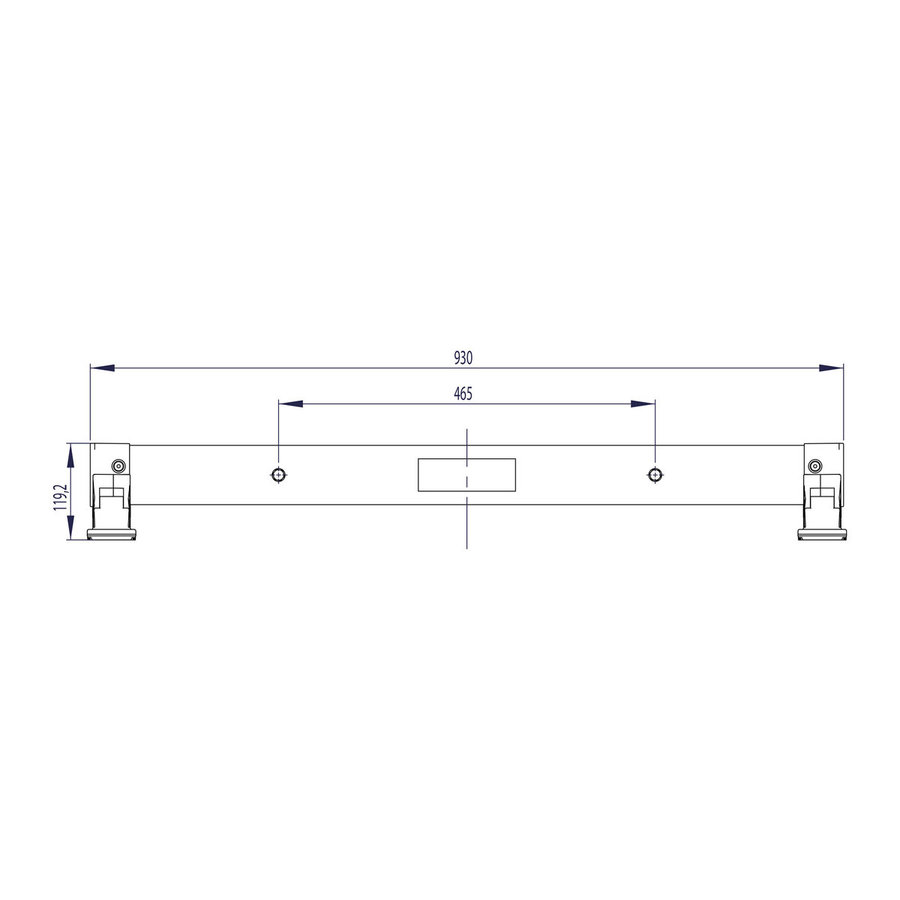 Günzburger Steigtechnik nivello®-Traverse 093/465/85