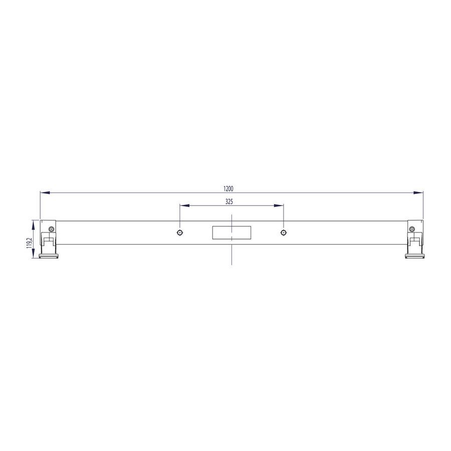 Günzburger Steigtechnik nivello®-Traverse 120/325/85