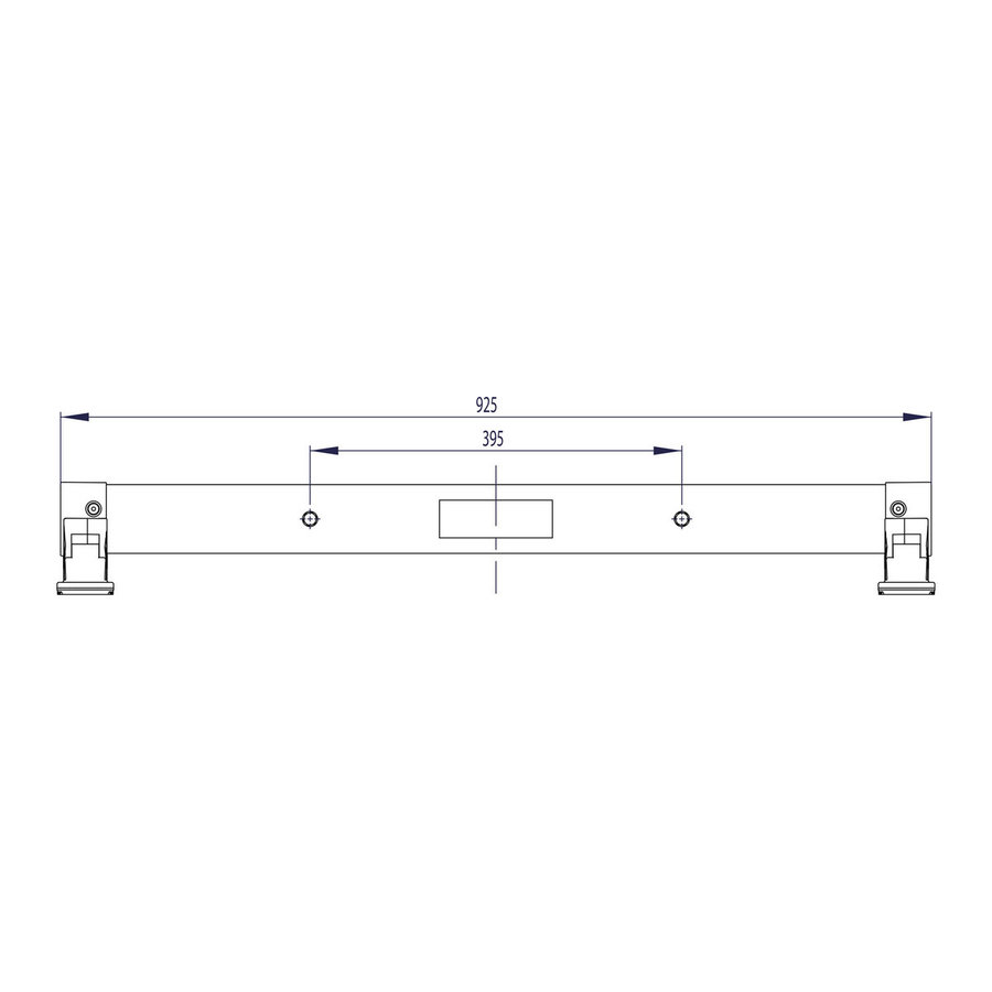 Günzburger Steigtechnik nivello®-Traverse 093/395/58 GFK