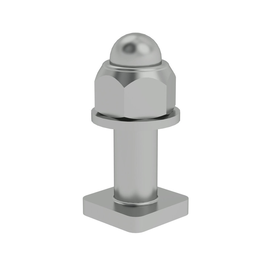 Günzburger Steigtechnik Systemgeländer T-Nut-Schraube M8 x 18 kpl. 1 Satz = 10 Stück