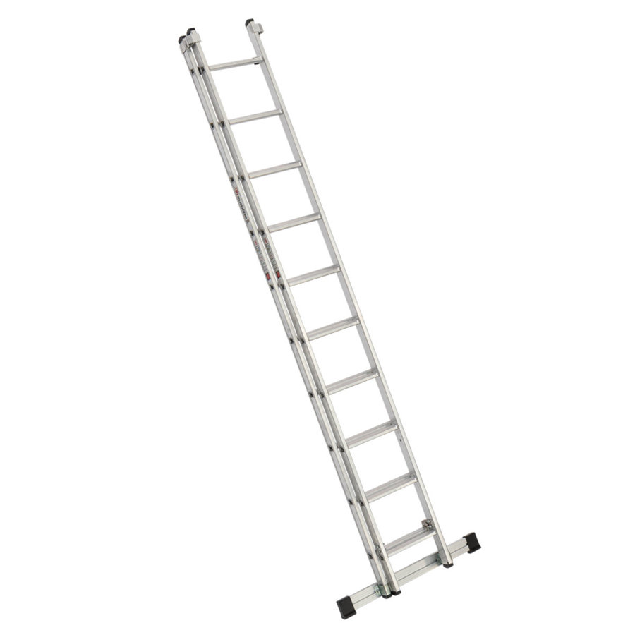 Euroline Alu-Schiebeleiter 2-teilig Nr. 302 2x10 Sprossen