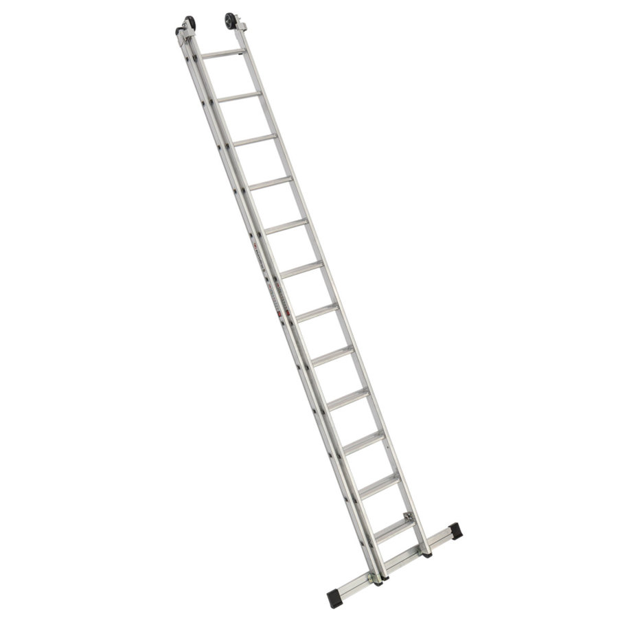 Euroline Alu-Schiebeleiter 2-teilig Nr. 302 2x12 Sprossen