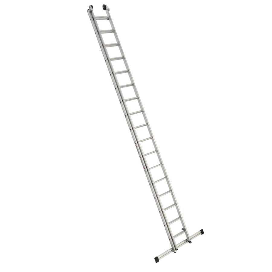 Euroline Alu-Schiebeleiter 2-teilig Nr. 302 2x17 Sprossen