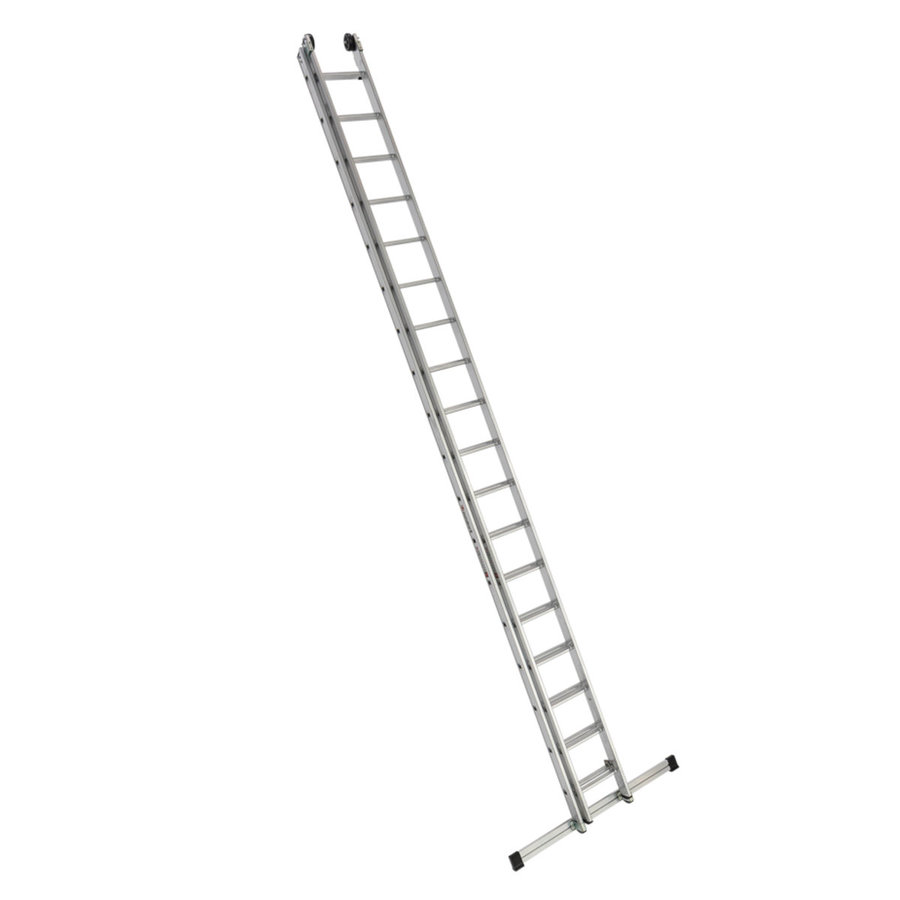 Euroline Alu-Schiebeleiter 2-teilig Nr. 302 2x18 Sprossen