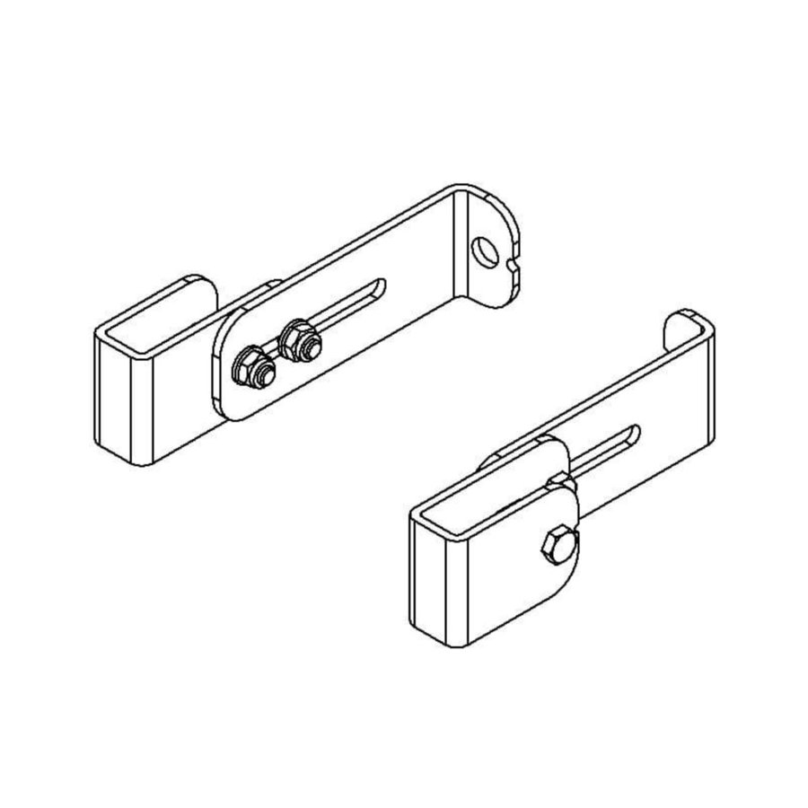 Hailo Professional Wandhalter - Edelstahl 1.4571 variabel | 120 - 150 mm