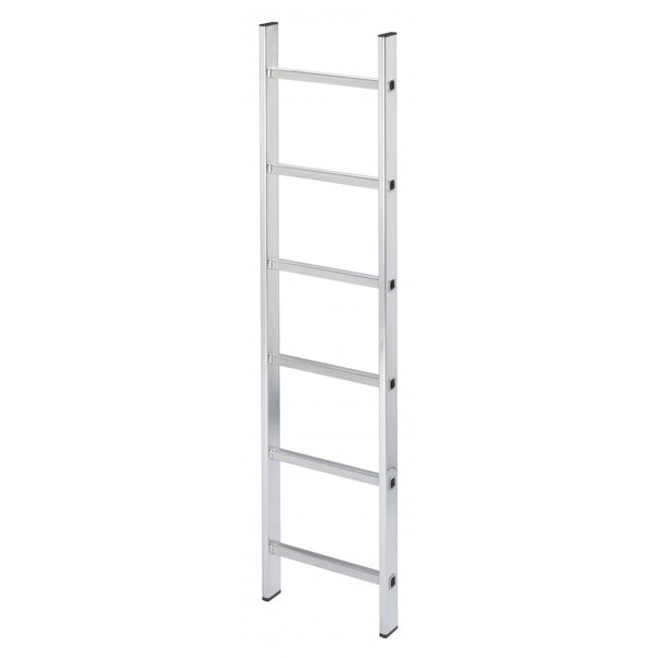 Hailo Professional Steigleiter - Außenbreite 490mm, Alu natur 1,40 m | 5 Sprossen