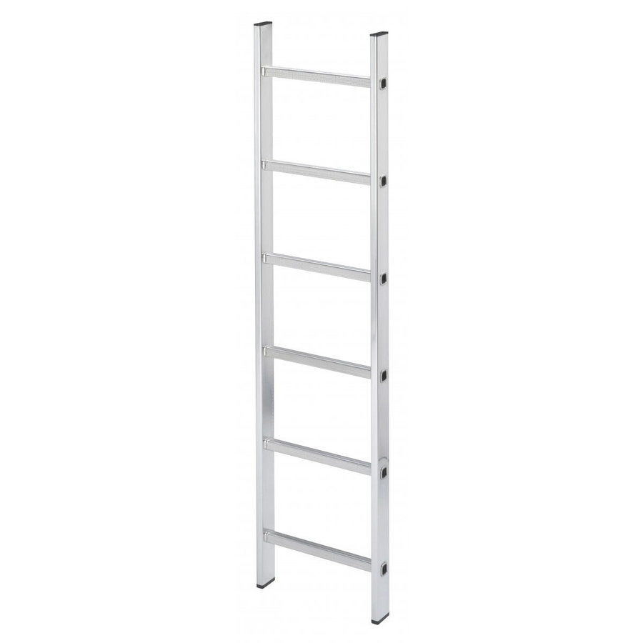 Hailo Professional Steigleiter - Außenbreite 490mm, Alu natur 1,40 m | 5 Sprossen