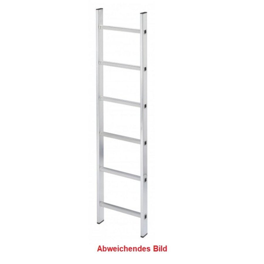 Hailo Professional Steigleiter - Außenbreite 490mm, Alu natur  3,92 m | 14 Sprossen