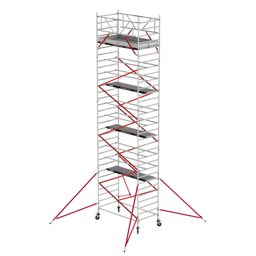 Altrex RS TOWER 52 fahrgerüst breit, 1.35x2.45 m HolzPlattform, Arbeitshöhe bis 10,2m