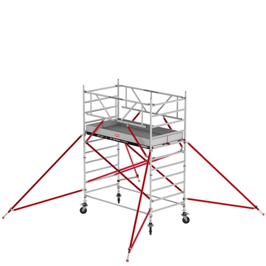 Altrex RS TOWER 52(Safe-Quick® + Streben) fahrgerüst breit, 1.35 x 2.45 m  Fiber-Deck®-Plattformen, Arbeitshöhe bis 4,2 m