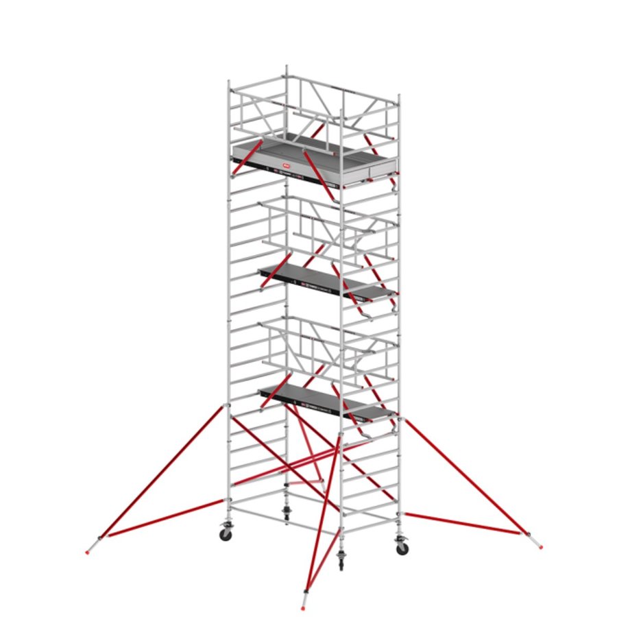 Altrex RS TOWER 52(Safe-Quick® + Streben) fahrgerüst breit, 1.35 x 2.45 m  Fiber-Deck®-Plattformen, Arbeitshöhe bis 8,2 m