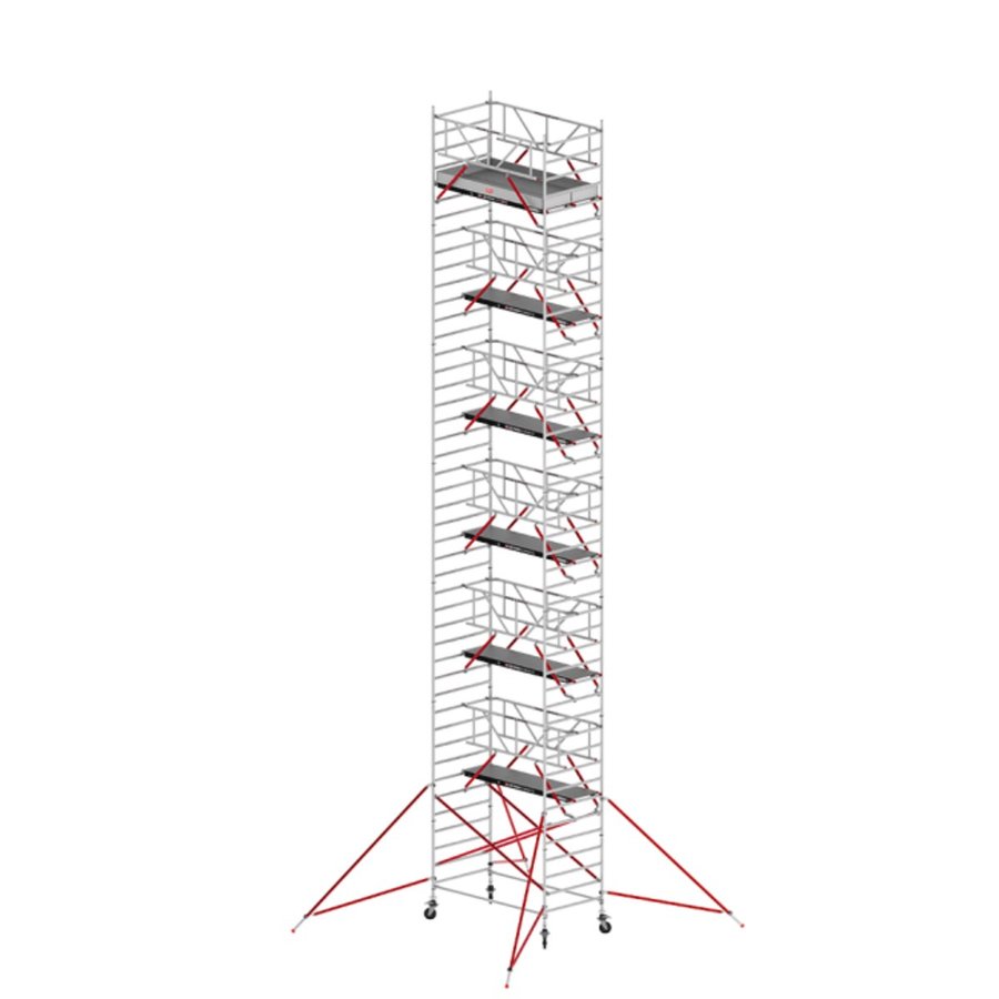 Altrex RS TOWER 52(Safe-Quick® + Streben) fahrgerüst breit, 1.35 x 2.45 m Fiber-Deck®-Plattformen, Arbeitshöhe bis 14,2 m