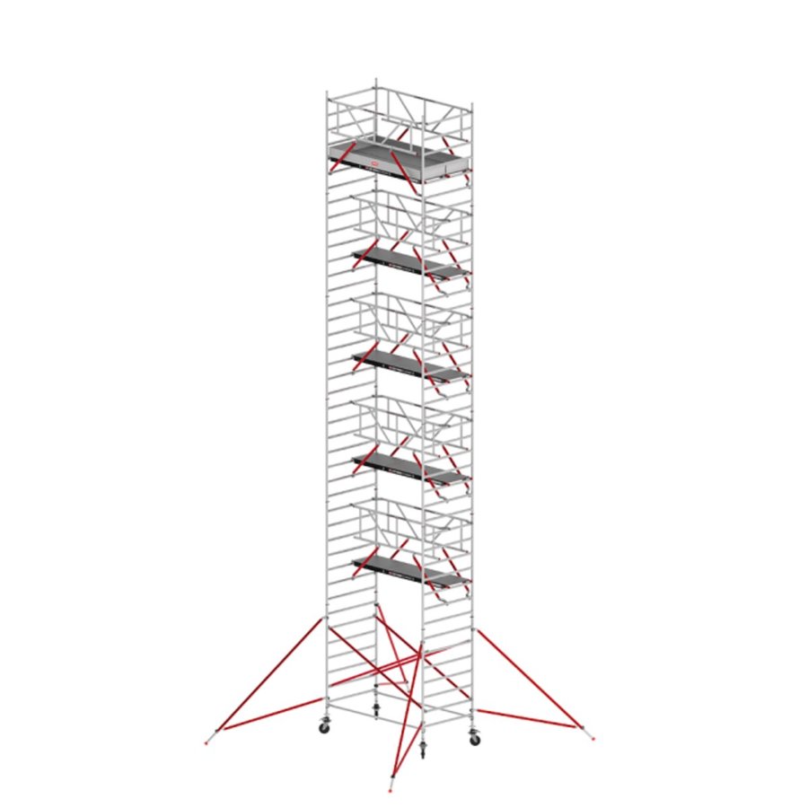 Altrex RS TOWER 52(Safe-Quick® + Streben) fahrgerüst breit, 1.35 x 2.45 m  Holz-Plattformen, Arbeitshöhe bis 13,20m