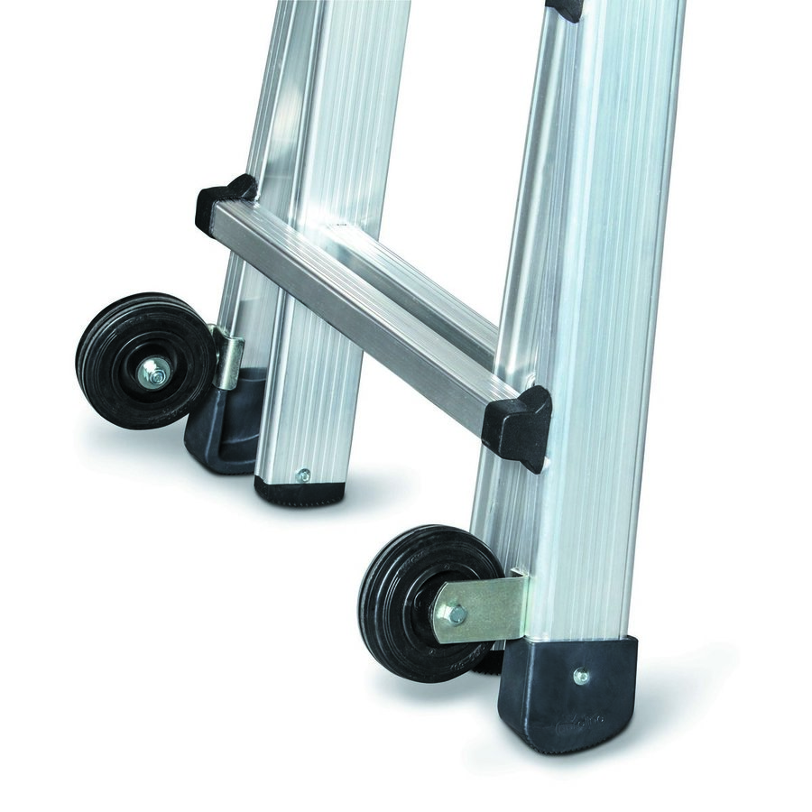 Euroline Radsatz zur nachträglichen Montage am Außenteil  für Alu - Vario Klappleiter Nr. 216, 316