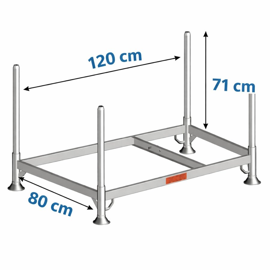 Layher Rohrpalette 125