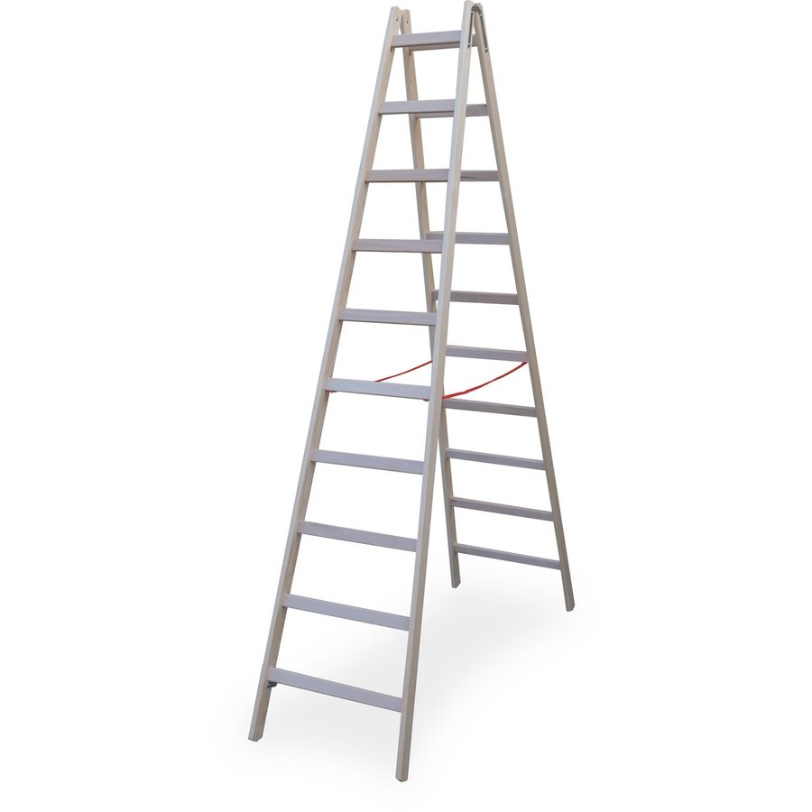 ZARGES Cresta B - Holz-Stehleiter 2x10 Sprossen