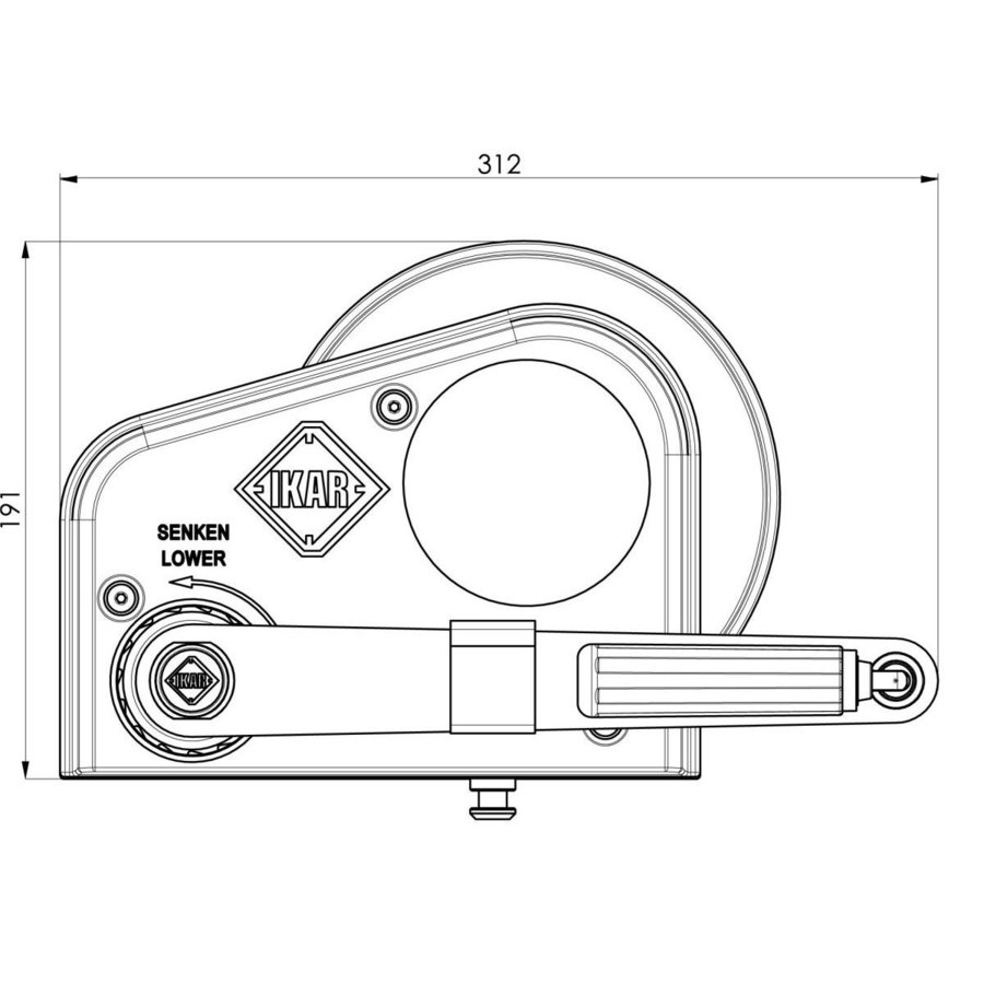 Hailo Professional Lastwinde IKLW 300