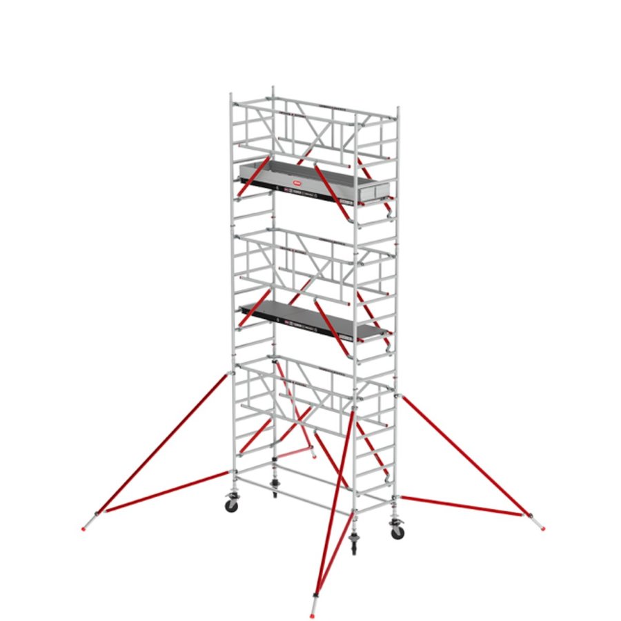 Altrex RS TOWER 51 Plus -S - Aluminium Fahrgerüst 0.90 x 2.45  Fiber-Deck®-Plattformen, Arbeitshöhe bis 7,2m