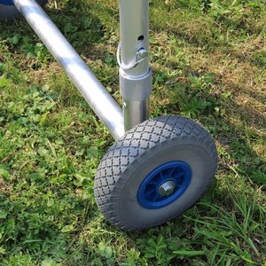ASC Group Satz Gummiräder für Gartengerüst - 2 Stück