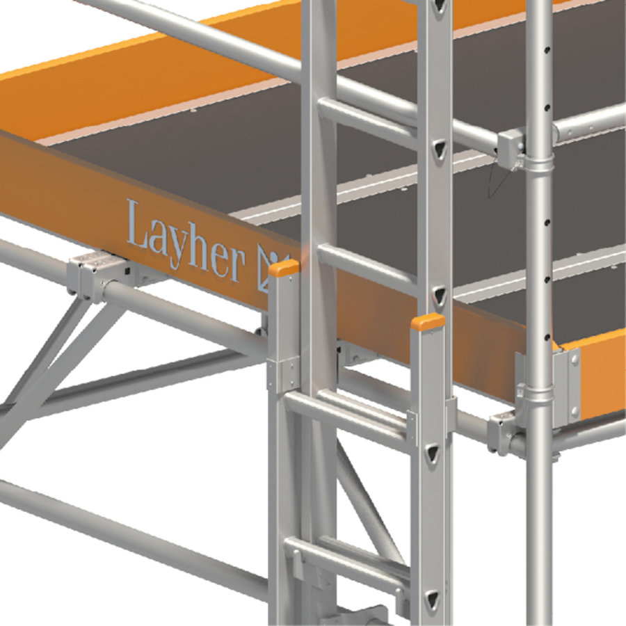 Layher STARO Rollbock fahrbares Gerüst - Grundausstattung Gerüsthöhe 1,89 m bis 2,78 m