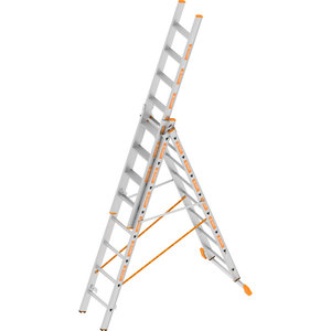 Layher 3-teilige Allzweckleiter TOPIC 1041