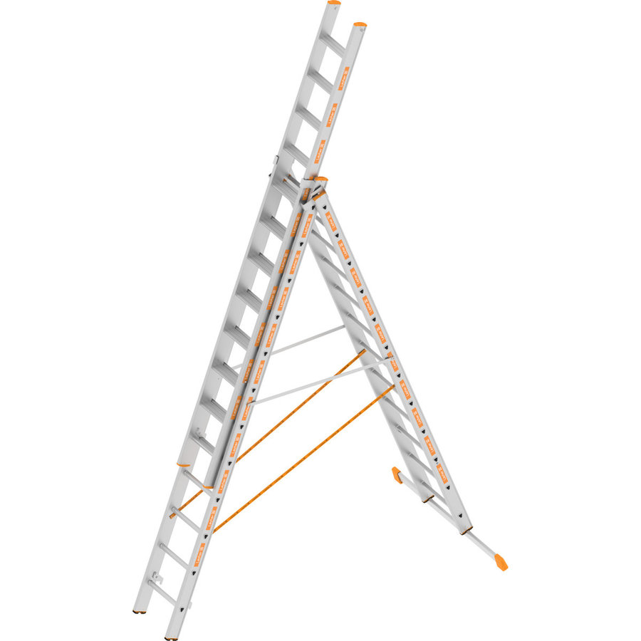 Layher LE TOPIC-ALLZWECKLEITER 3X12 STUFEN