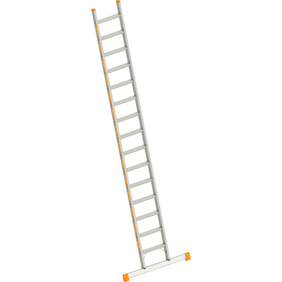 Layher LE TOPIC-ANLEGELEITER 15 STUFEN MIT TRA