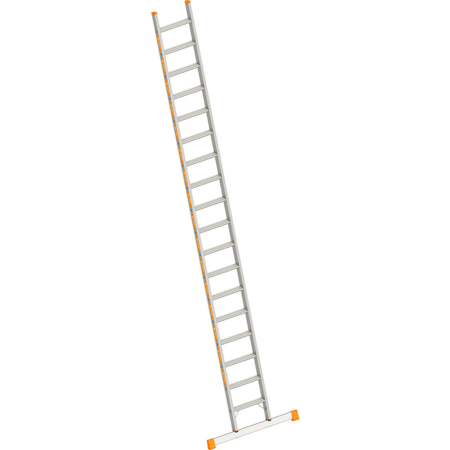 Layher LE TOPIC-ANLEGELEITER 18 STUFEN MIT TRA