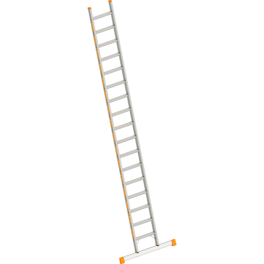Layher LE TOPIC-ANLEGELEITER 17 STUFEN MIT TRA